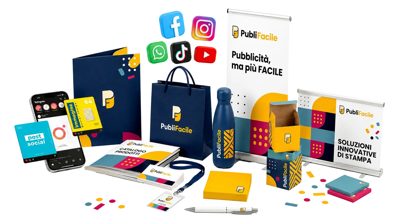 Mockup prodotti PubliFacile